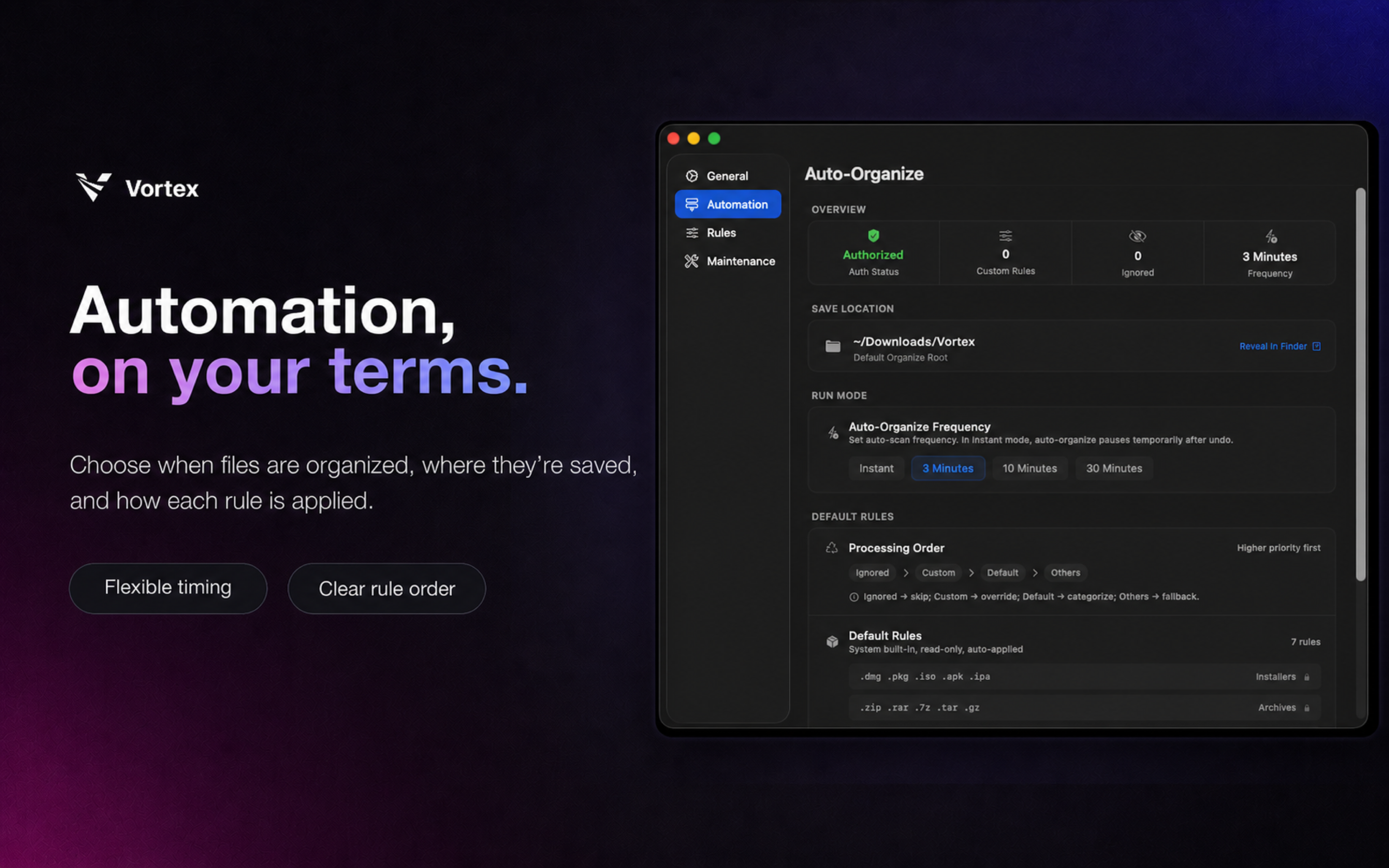 Automation, on your terms.